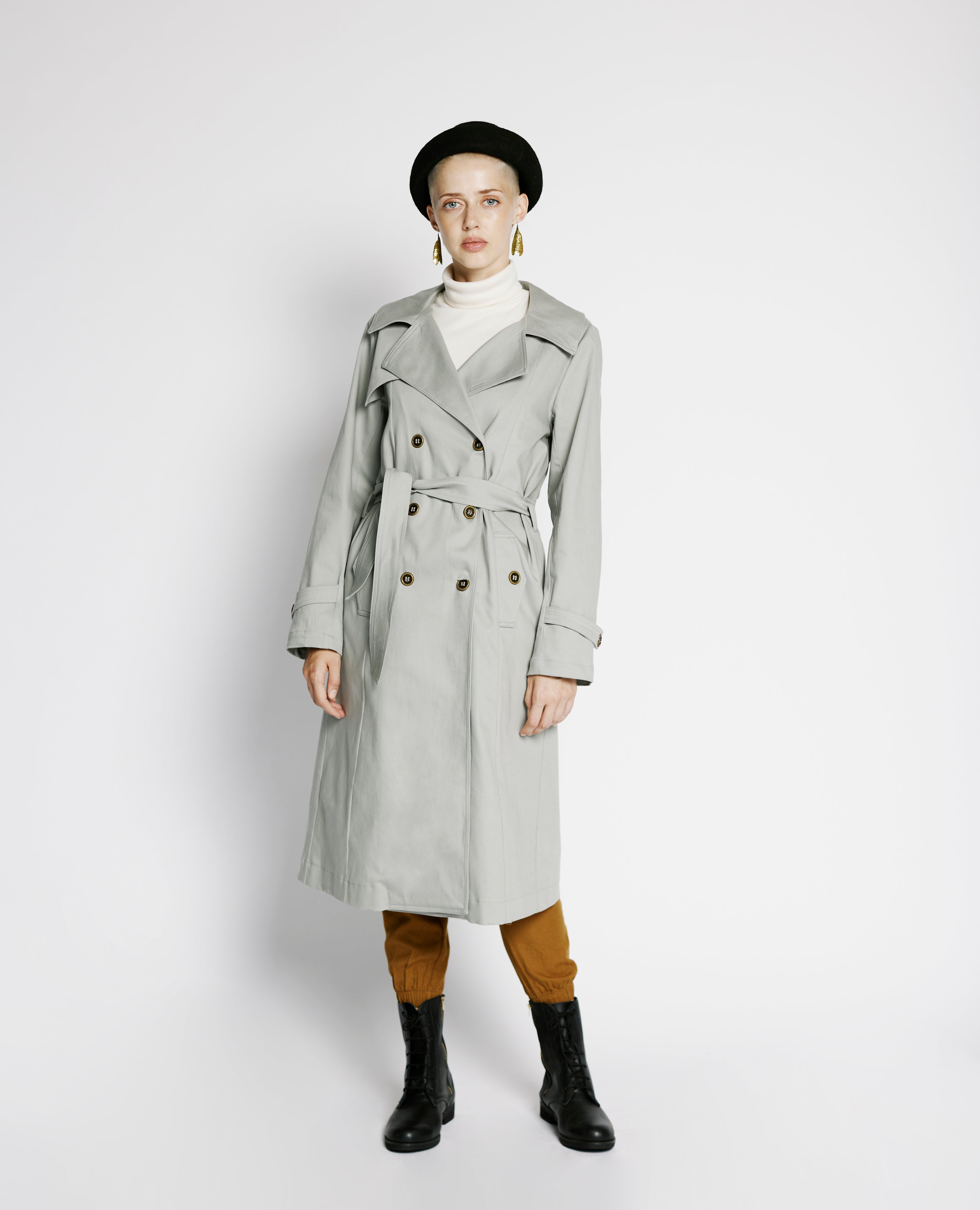 Trench | Cotton Twill Trench Coat