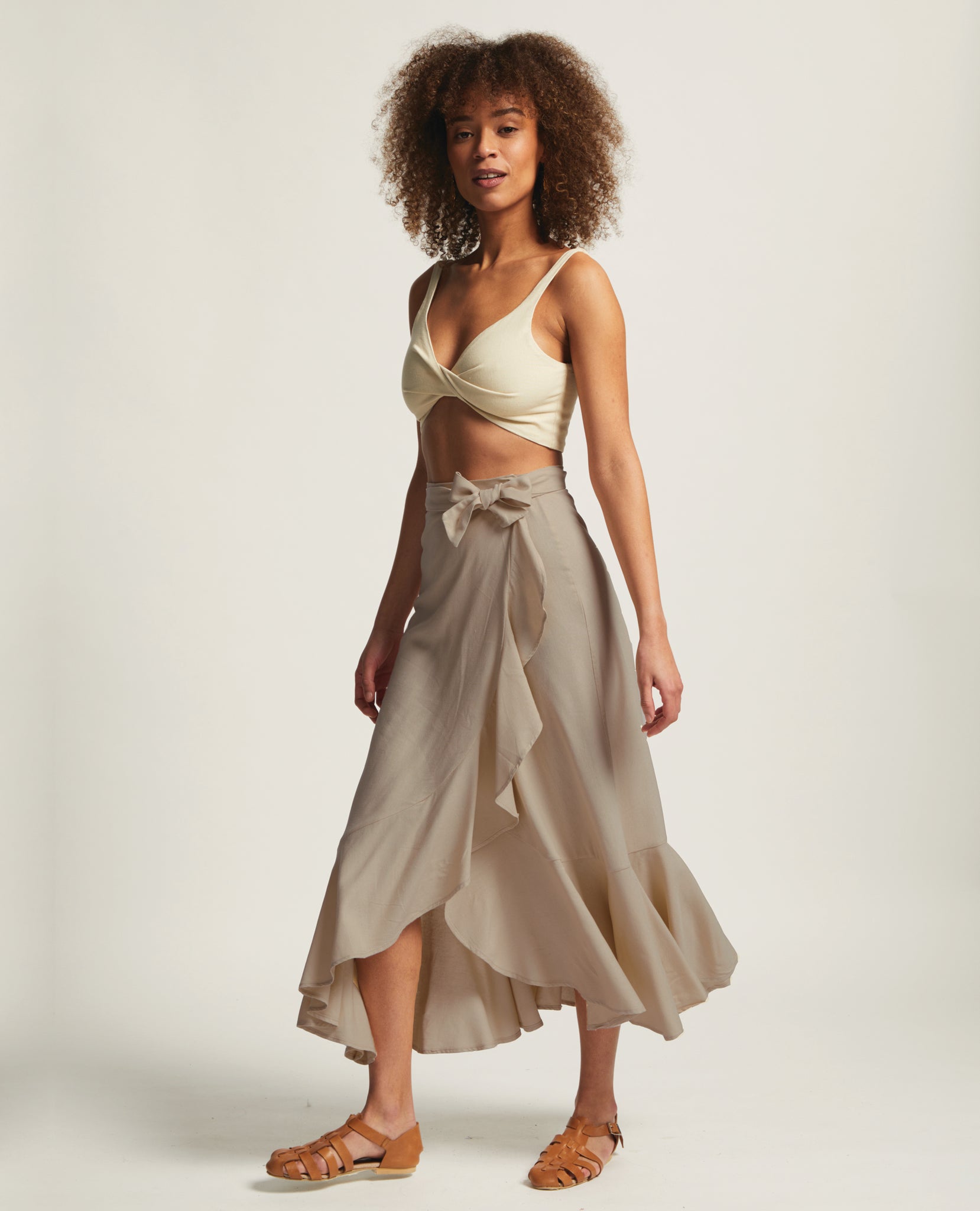 Aleyna | Frill Maxi Skirt