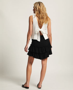 Lucy | Tiered Mini Skirt