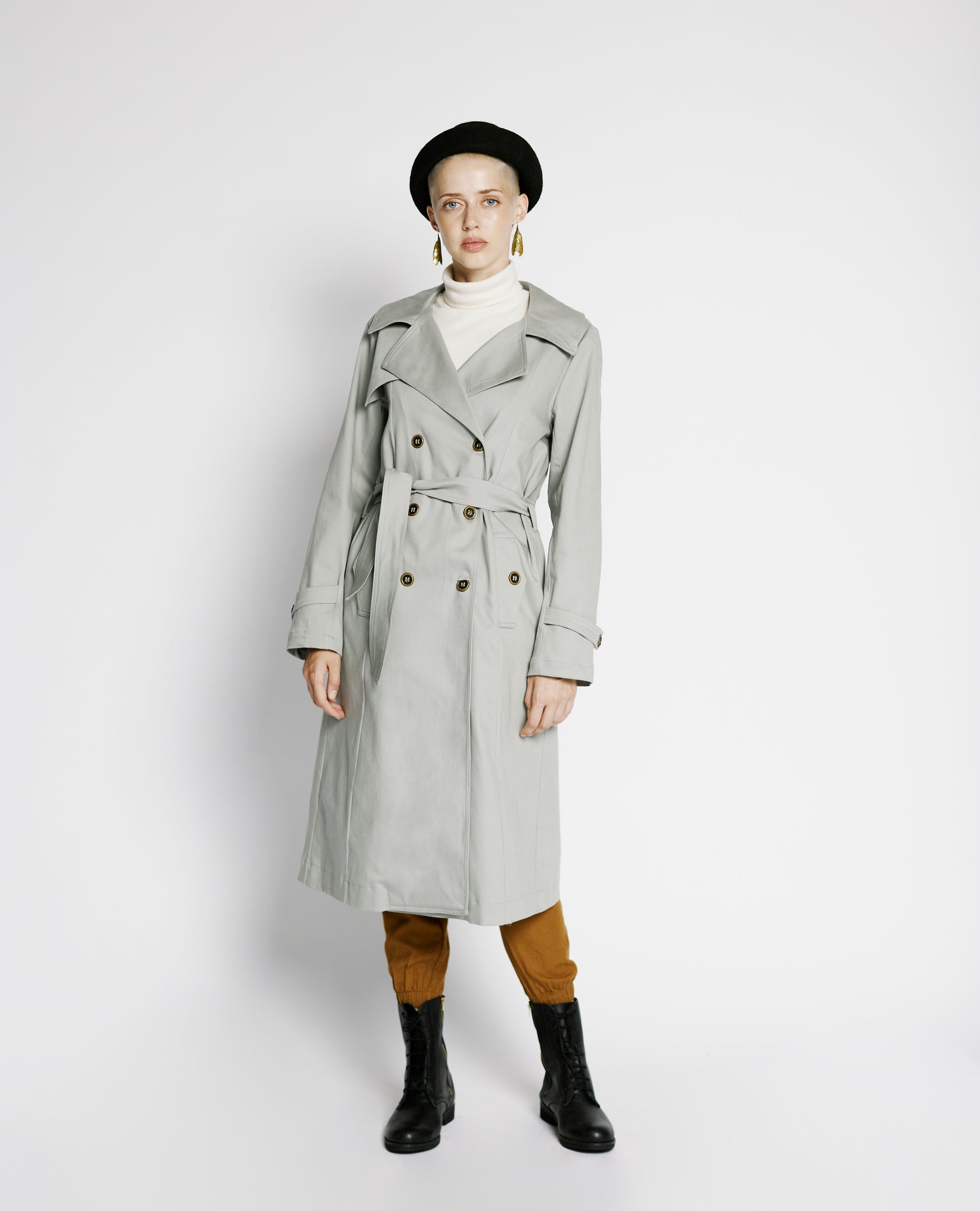 Trench | Cotton Twill Trench Coat